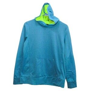 CASCADE SPORT Women's (Size Medium) Blue Athletic Hoodie Sport Hooded Sweatshirt